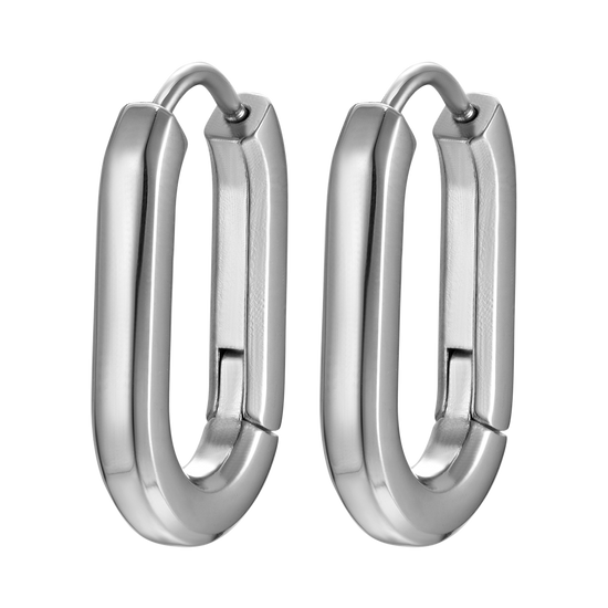 DAMEN-OHRRINGE AUS STAHL