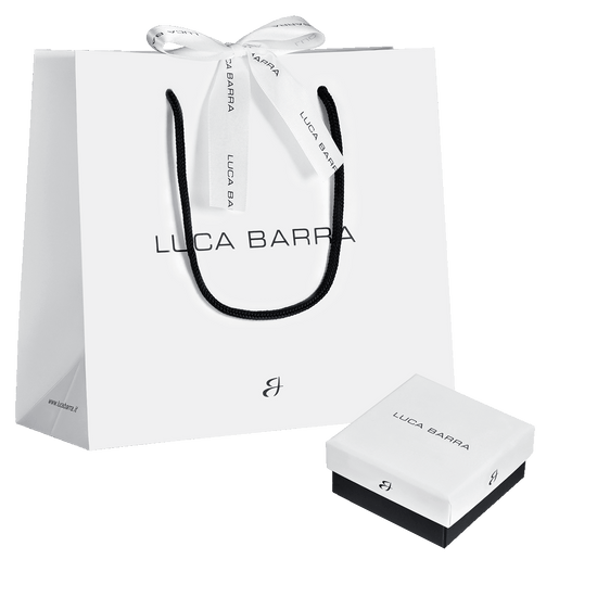 MONO ORECCHINI DONNA IN ACCIAIO CERCHIO CON ZIRCONE BIANCO