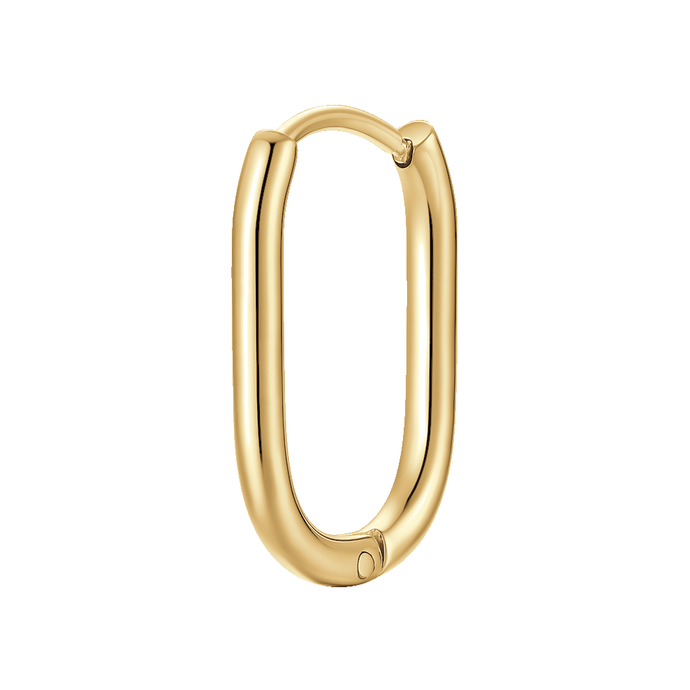 MONO ORECCHINO DONNA IN ACCIAIO IP GOLD
