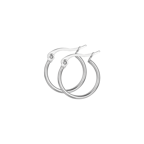 OHRRINGE AUS STAHL MIT 13 MM DURCHMESSER FÜR FRAUEN