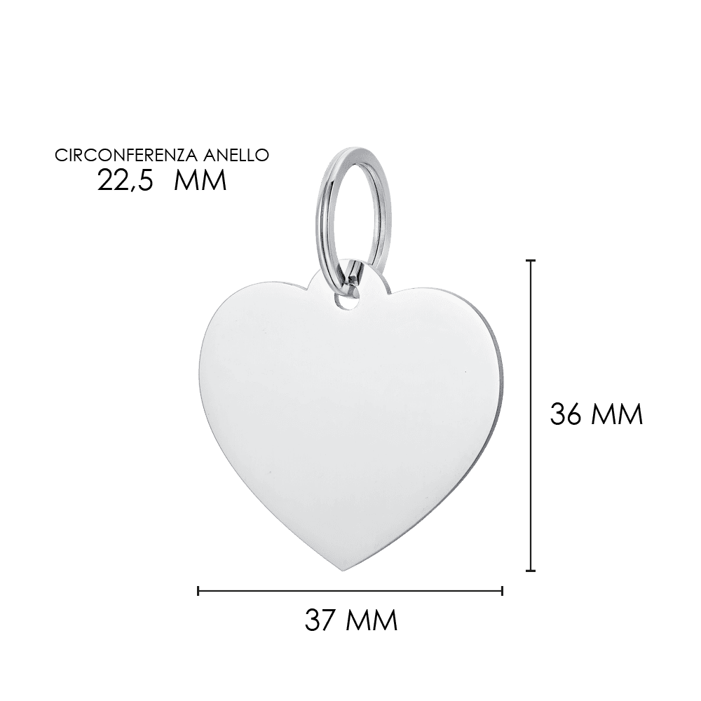 INDIVIDUELL GESTALTBARER HERZANHÄNGER FÜR HUND UND KATZE