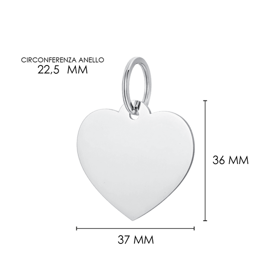 INDIVIDUELL GESTALTBARER HERZANHÄNGER FÜR HUND UND KATZE